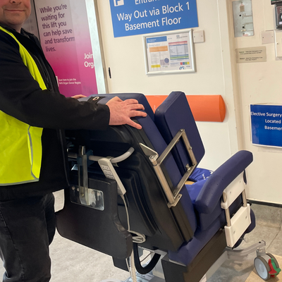 What are the running costs of an early mobilisation care chair?