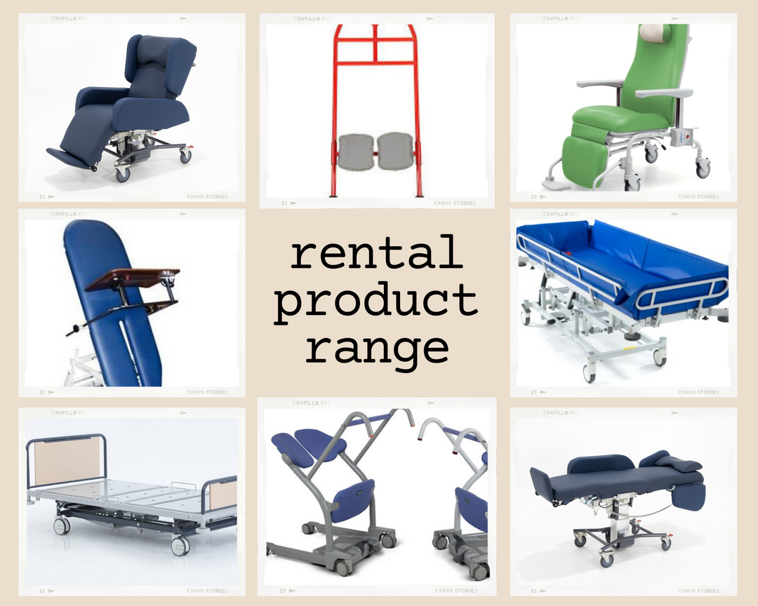 Simple hiring of healthcare equipment