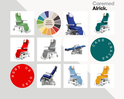 Versatile multifunctional care chairs; the TX range