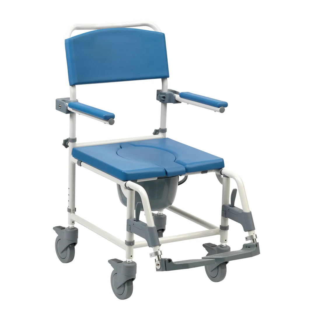 Attendant-Propelled Shower Commode