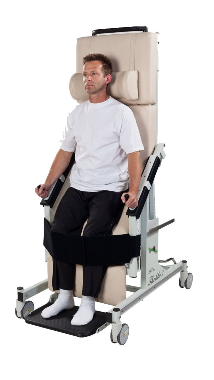 Thekla 4.1 Mobilisation and Rehabilitation Chair with Layflat® and tilt table capability.
