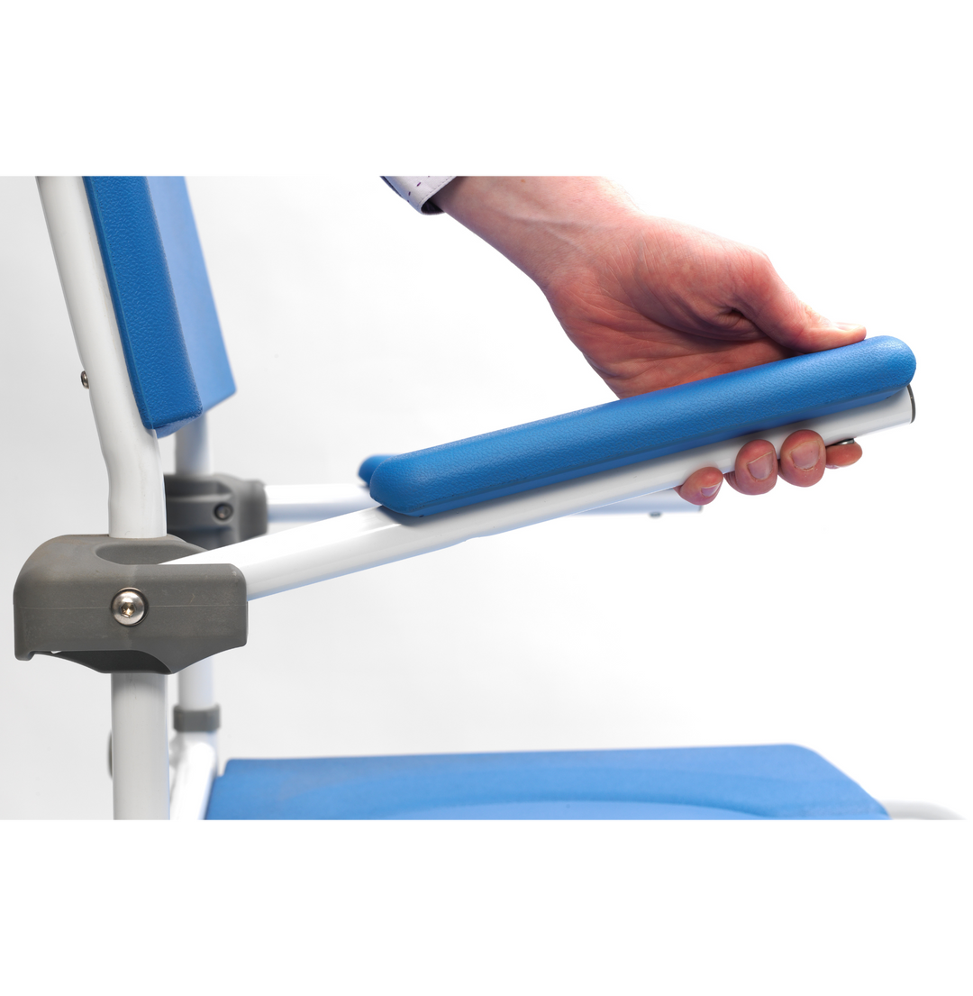 Self propelled wheeled commode for hire