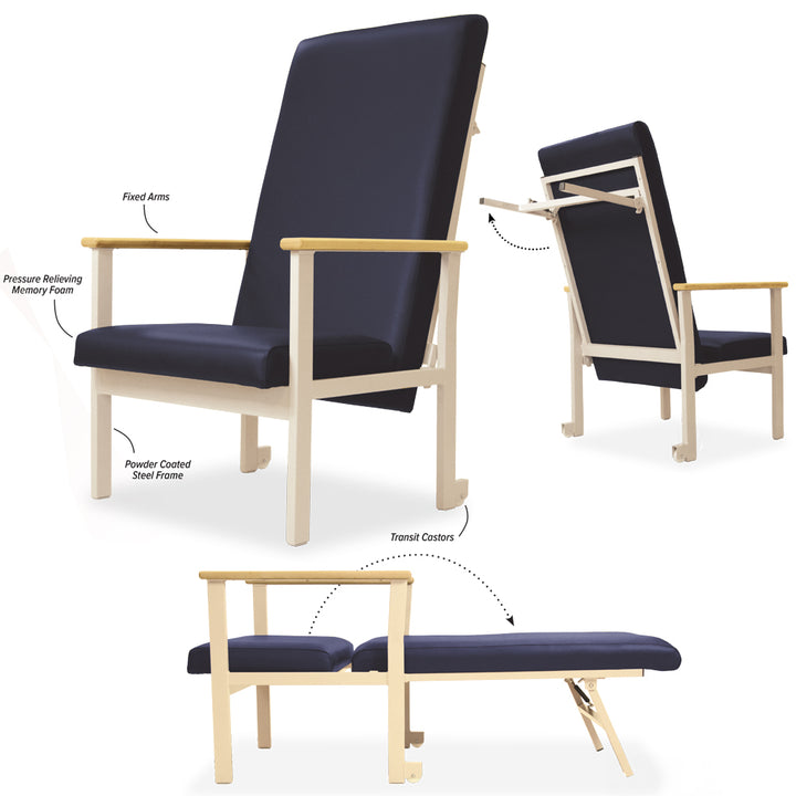 The Hospital Bedside Chair – RELATIVE (Fixed Arm)