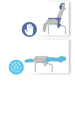 Multifunctional patient bedside chair