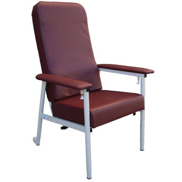 Caremed high back portable chair - to rent